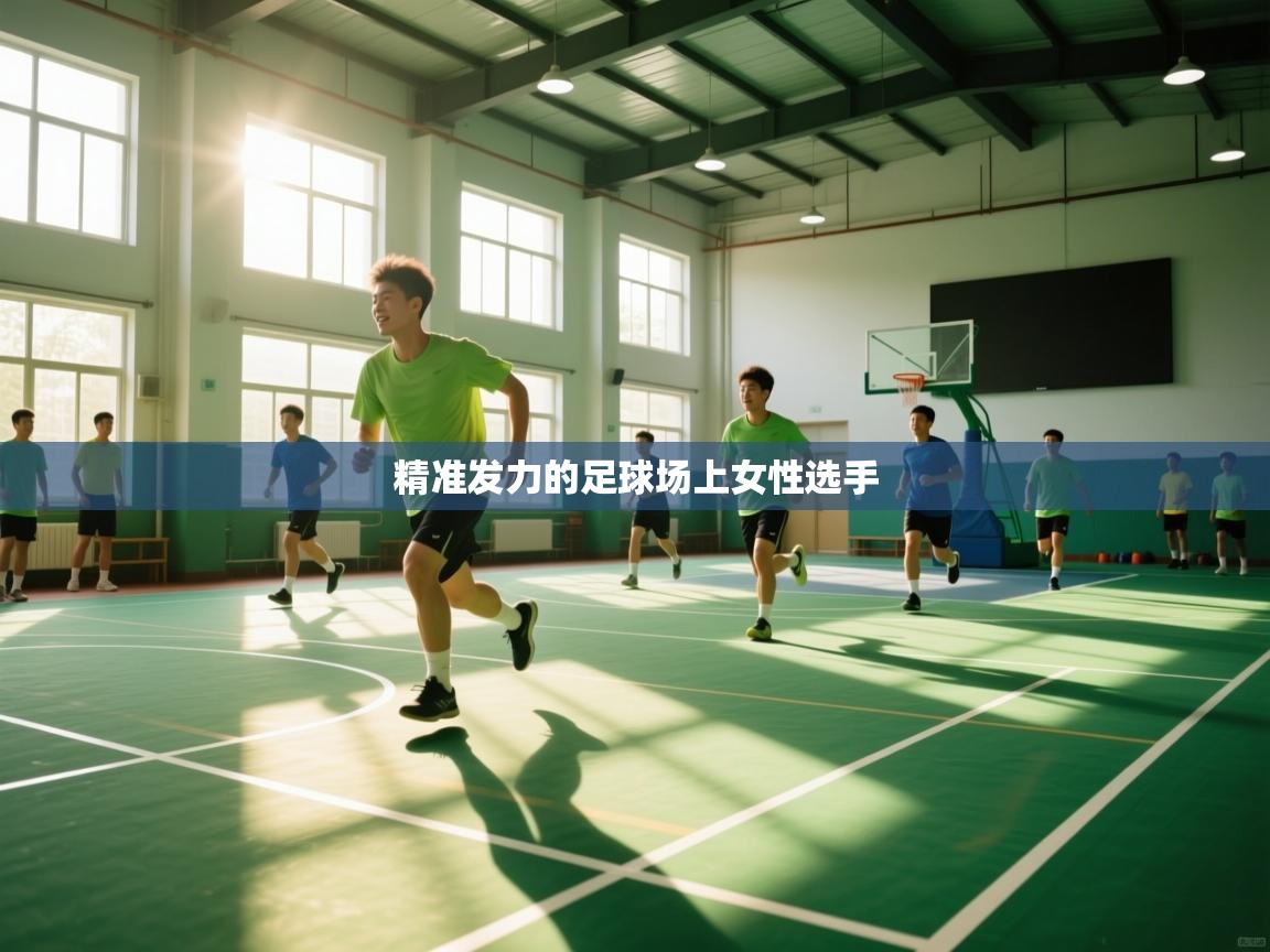 精准发力的足球场上女性选手  第2张